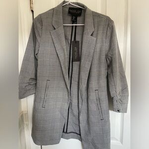 Rachel Zoe Black Checked Blazer NEW WITH TAGS